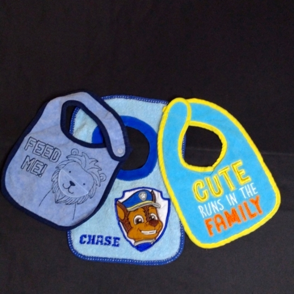 3 Piece Cloth Baby Bibs